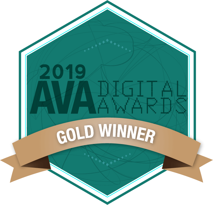 2019 AVA Digital Awards Gold Winner in Web-based Production for Professional Services